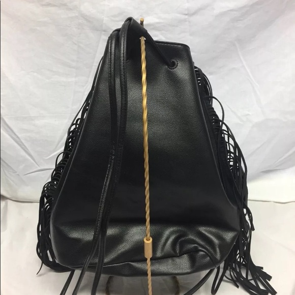 Victoria’s Secret Black fringed backpack - Picture 2 of 6